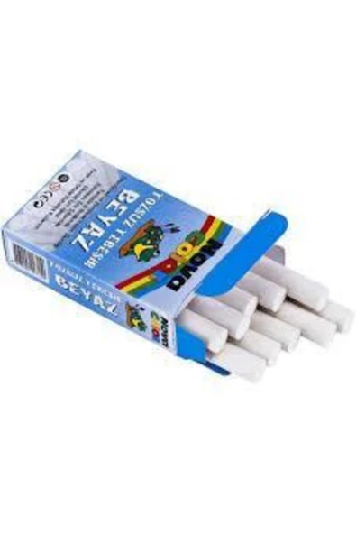 Nova Tozsuz Beyaz Tebeşir 10lu (NC-4110) ürün görseli 1