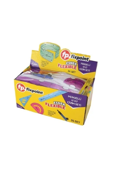 FixPoint P-2500 Esnek Çizim Seti 4 Parça - Resim 2