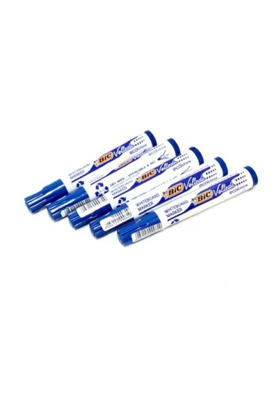 Bic Vellada 1751 Tahta Kalemi 5'li Yuvarlak Uç (mavi) ürün görseli 1