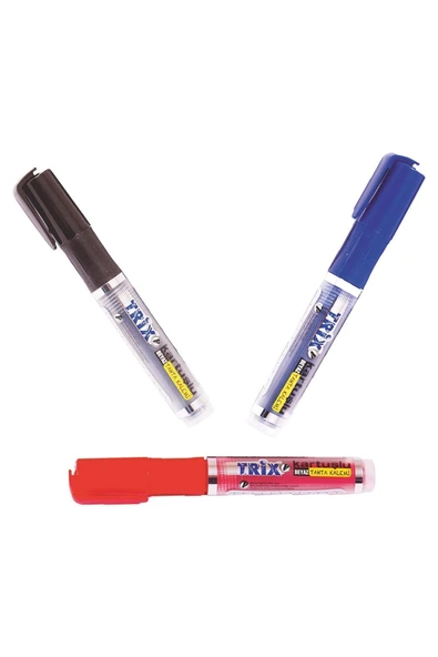 TRİX Tahta Kalemi Kartuşlu 3lü - 1
