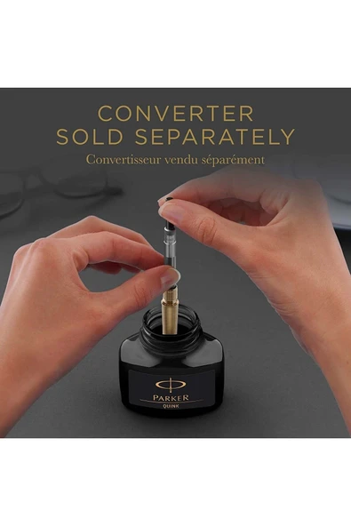 Parker Quink 57ml Dolma Kalem Şişe Mürekkebi Mavi - 3