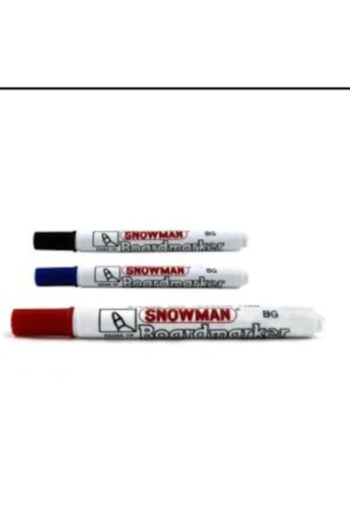 Snowman Boardmarker 3 Renk Tahta Kalemi - 1