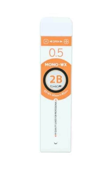 Tombow Tombo W Mono Polymer 0,5 Mm 2b Kalem Ucu 40 Lı Tüp - Resim 3