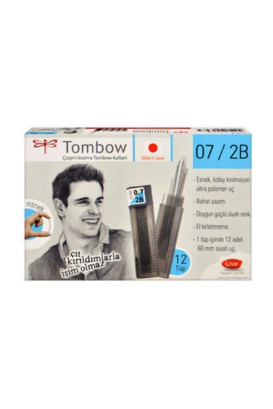 Tombo 0.7 Kurşun Kalem Ucu 12'li Paket - 3
