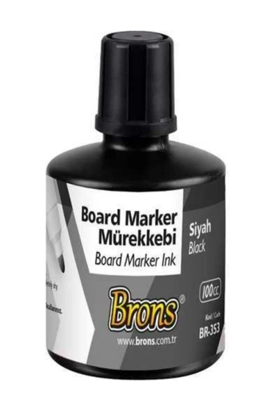 Brons Tahta Kalemi Mürekkebi Siyah 100cc T8478 Tx ürün görseli