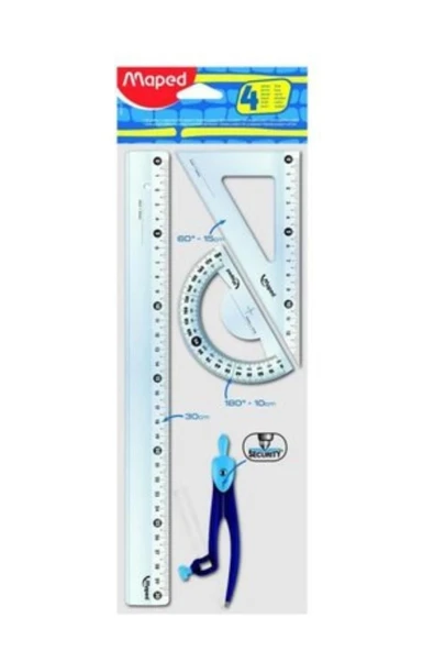 Maped Çizim Seti Pergelli Start 30cm 4lü 899218 - 1