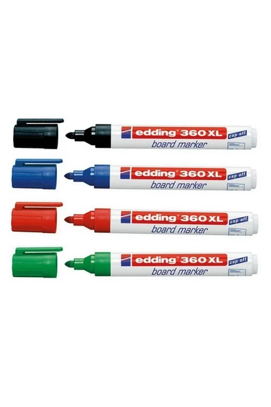 Edding 360 Beyaz Tahta Kalemi 4 Ana Renk ürün görseli 1