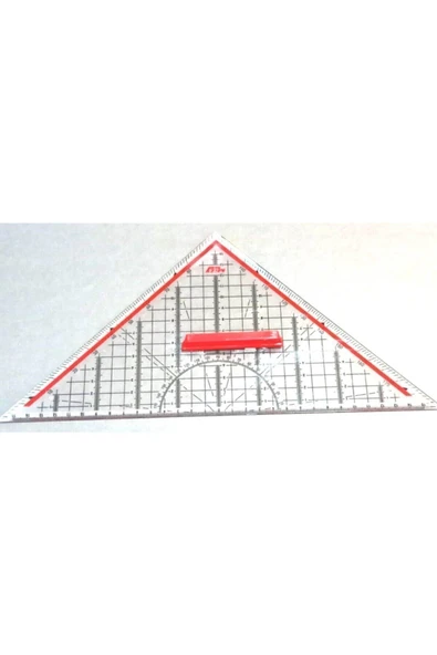 TML Aristo Cetveli 32 Cm - 3 Kenarlı Geometry Triangle Ruler - Resim 2