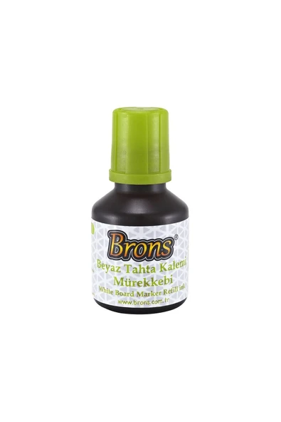 Brons Beyaz Tahta Kalem Mürekkebi 30 Ml-açık Yeşil tkm ürün görseli 1