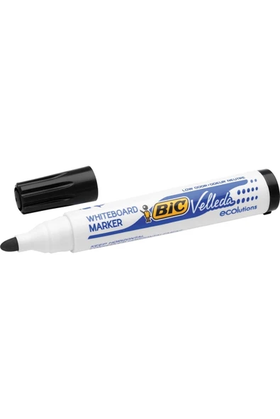 Bic Velleda Tahta Kalemi Seti - 2 Siyah + 1 Kırmızı - 2