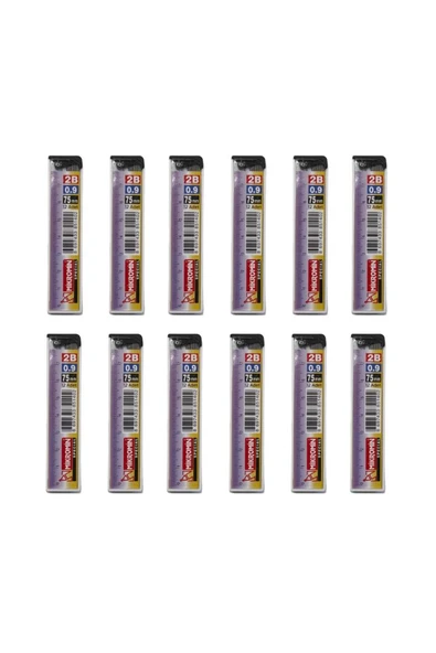 Mikro Min 0.9 Mm Cetvelli Kalem Ucu 75 Mm Uç 12 Adet ürün görseli 1