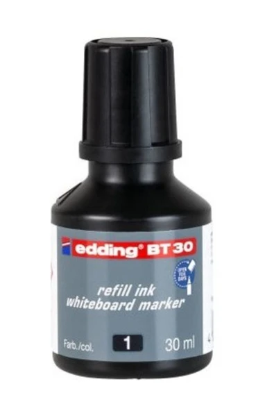 Edding Bt30 Beyaz Tahta Kalemi Yedek Dolum Mürekkebi Siyah - 1