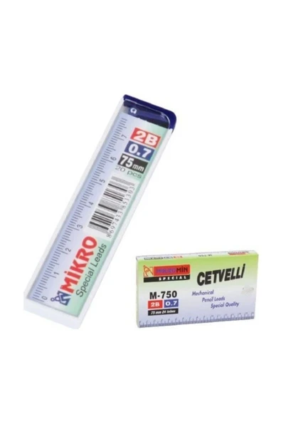 Mikro 75 Mm Cetvelli Kalem Ucu 0.7 Mm - 5 Adet ürün görseli 1