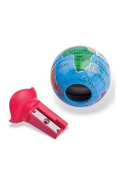 Maped Dünya Kalemtraş Globe Tek Delikli 3 Adet - 2