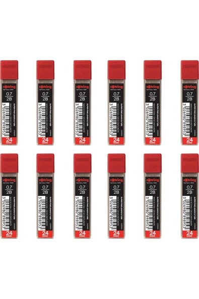 Rotring Superfine 2b Kalem Ucu 0.7 - 12 Adet - 1