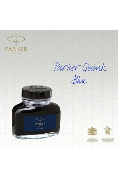 Parker Quink 57ml Dolma Kalem Şişe Mürekkebi Mavi - 4