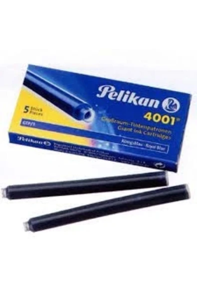 Pelikan DOLMAKALEM KARTUŞU 4001 DEV MAVİ 5 Lİ - 1