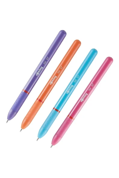 Rotring Jel Mürekkepli Kalem 4'lü Canlı Renkler - 2