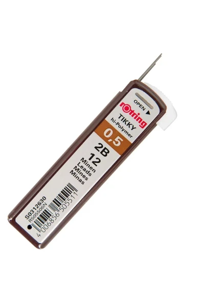 Rotring Min Hi-polymer 2b 0.5 Mm S0312630 ürün görseli 1