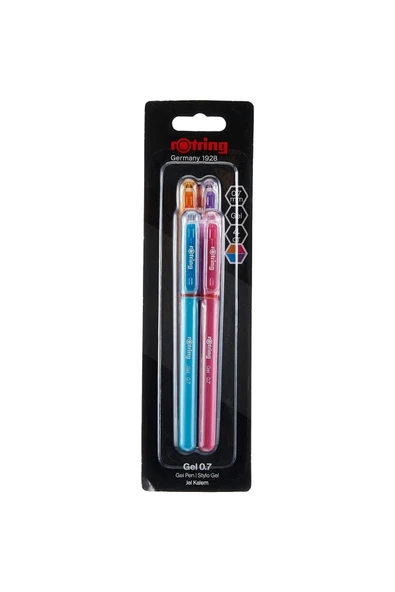 Rotring Jel Mürekkepli Kalem 4'lü Canlı Renkler - 4