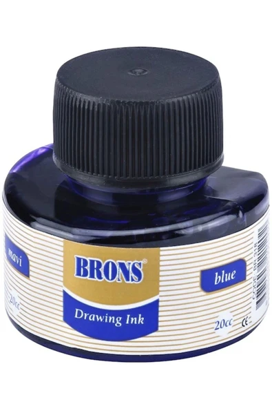Brons Çini Mürekkebi 20 Cc Mavi Br-318-1 Adet ürün görseli