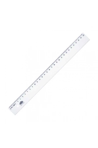 HATAS Şeffaf Plastik Ekonomik Cetvel 30 Cm 0131 - 1