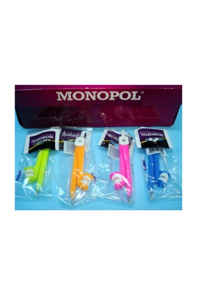 Monopol Plastik Pergel 4'lü Set - 1