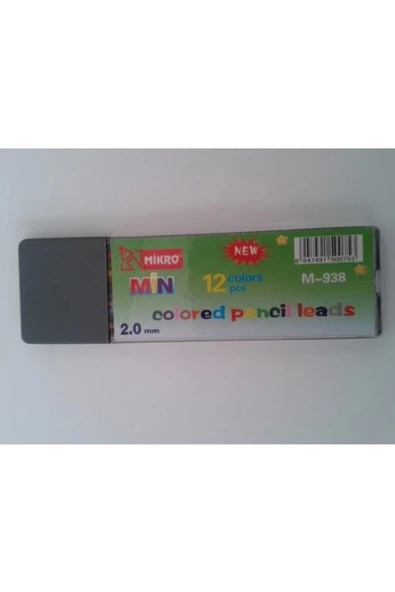 Mikro 2.0 Mm 12 Renkli 1 Kutu Versatil Kalem Ucu - 1