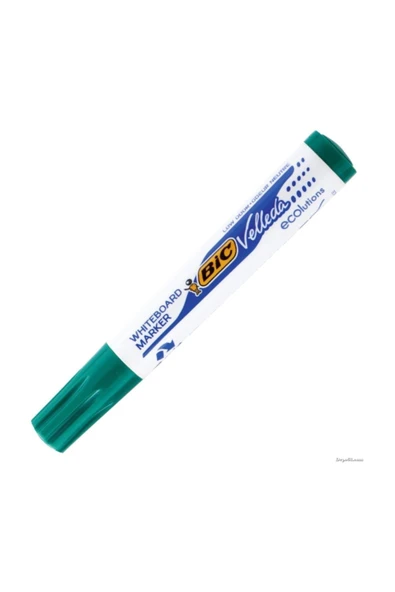 Bic Velleda 1701 Beyaz Tahta Kalemi Yeşil 12`li Kutu ürün görseli 1