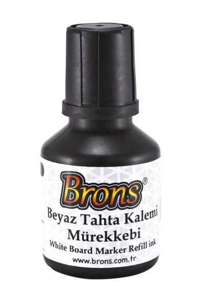 Brons Br-350 Tahta Kalem Mürekkebi 30 Cc Siyah (12 Lİ KUTU) tkm - 1