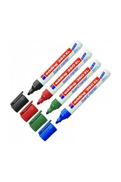 Edding 360 Xl Beyaz Tahta Kalemi 4 Lü Set - 2
