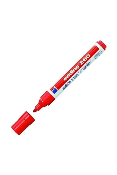 Edding 260 Beyaz Tahta Kalemi 3 Siyah 1 Mavi 1 Kırmızı - Resim 4