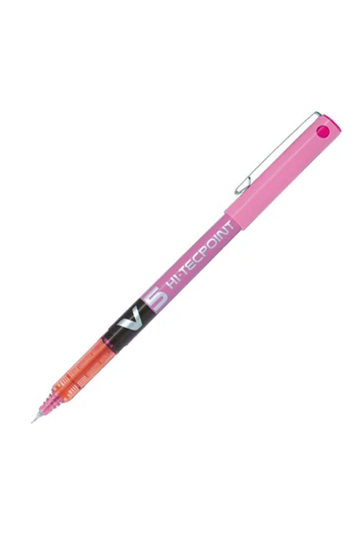 Pilot V5 Grıp Pembe Iğne Uç Kalem - 1