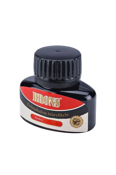 Brons Yazı Mürekkebi Kırmızı 35Cc ( TEKLİDİR ) - 1
