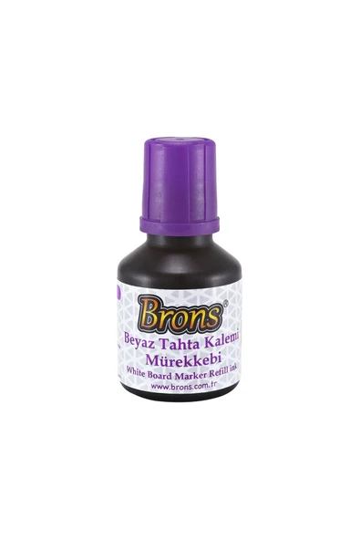 Brons Tahta Kalem Mürekkebi Mor 30 Cc Br-386 tkm - 1