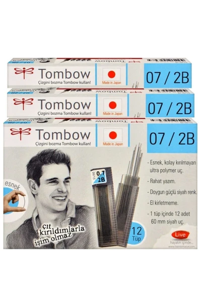 Tombow 0.7 Mm 2b Versatil Kalem Ucu Klasik 36 Tüp - 1
