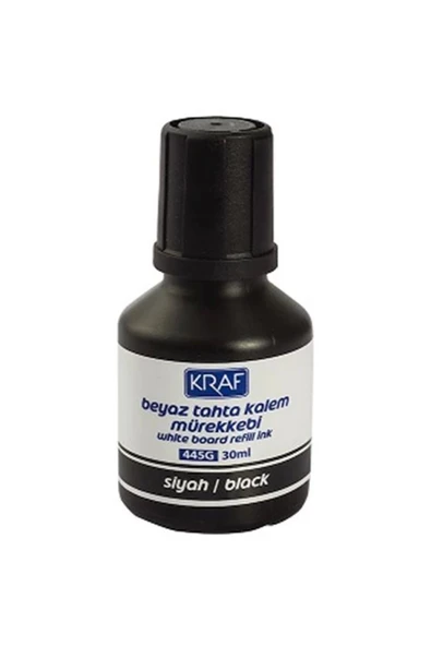 KRAF 445g Beyaz Tahta Kalem Mürekkebi Mavi 30ml. ürün görseli 1