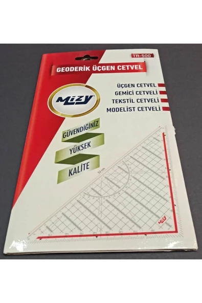 TML Aristo Cetveli 32 Cm - 3 Kenarlı Geometry Triangle Ruler - Resim 3