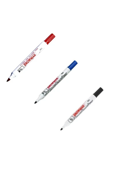 Snowman Orjinal Tahta Kalemi Mürekkep Doldurma Hazneli 3'lü Set ürün görseli 1