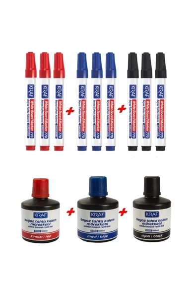 KRAF 770 Tahta Kalemi Ve Mürekkebi 450g Seti ürün görseli 1