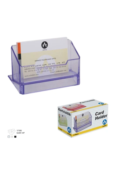Ark 1384 Masa Üstü Plastik Kartvizitlik ürün görseli