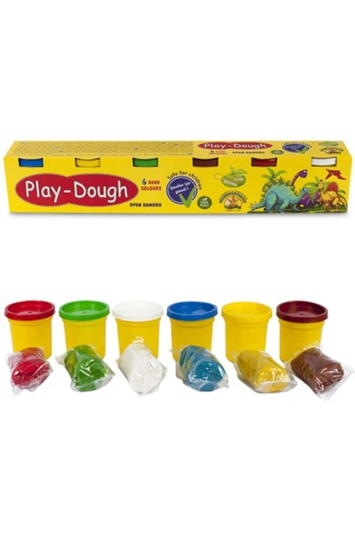 Play Dough 6 Renk Oyun Hamuru 765 gr ürün görseli 1