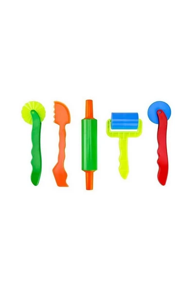 Brons Oyun Hamuru Kalıbı Merdane Ve Bıçak Seti Br-475 ürün görseli 1