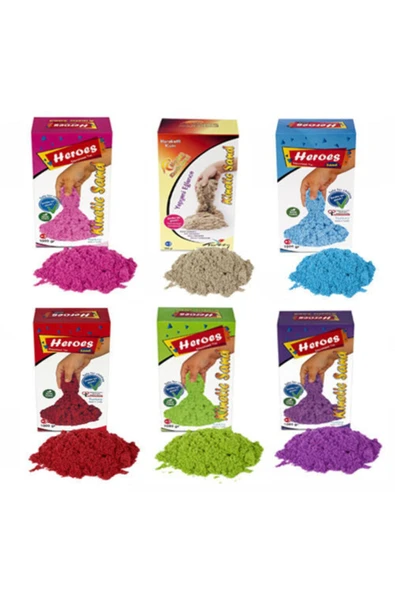 Agem Elit Star Global Mor Renkli Kinetik Kum 1 Kg - 2