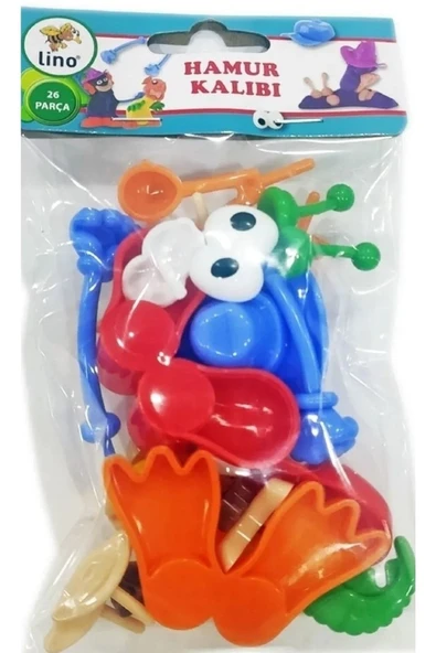 Modellino 26 Parça Oyun Hamuru Kalıbı Lino Oyun Hamuru Aksesuarları - Resim 2