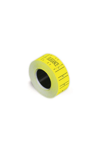 Rubenis 210 Fiyat Etiketi Elegance Fosforlu Sarı Tekli (1 Adet) - 1