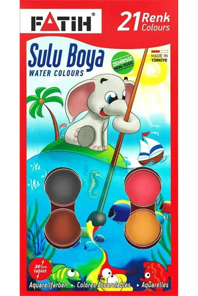 Fatih 21'li Sulu Boya Seti / 50055K21 ürün görseli 1