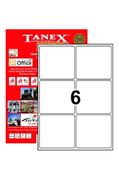 Tanex Lazer Etiket Tw-2006 99.1*93.1mm 100 Lü.. - 1