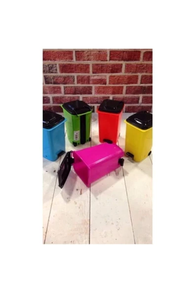 Ark Çöp Kutusu Model Kalemlik & Masa Üstü Mini Çöp Arabası ürün görseli 1