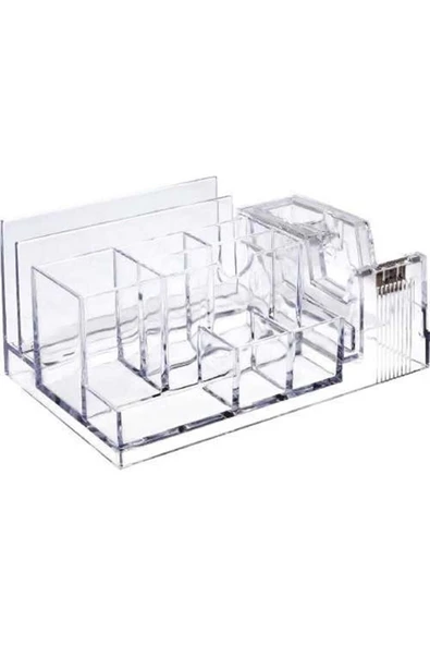Ops Masaüstü Organizer Bantlıklı Kalemlik Klm-301 Şeffaf ürün görseli 1